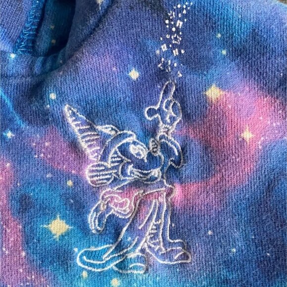 Disney Parks Childrens Galaxy Full Zip '2017' Hoodie/Sweatshirt-Blue-XXS-GUC - Picture 5 of 9